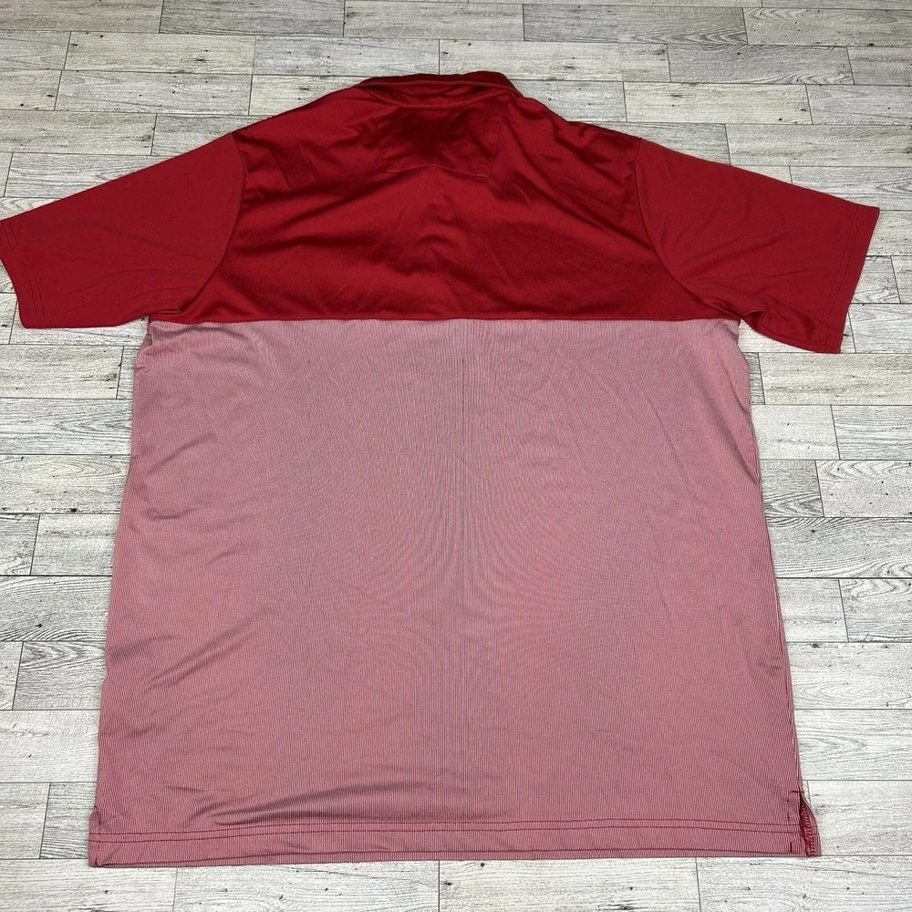 Antigua San Francisco 49ers Shirt Men's Large Red Striped‎ Golf Polo NFL NFC - Picture 7 of 7